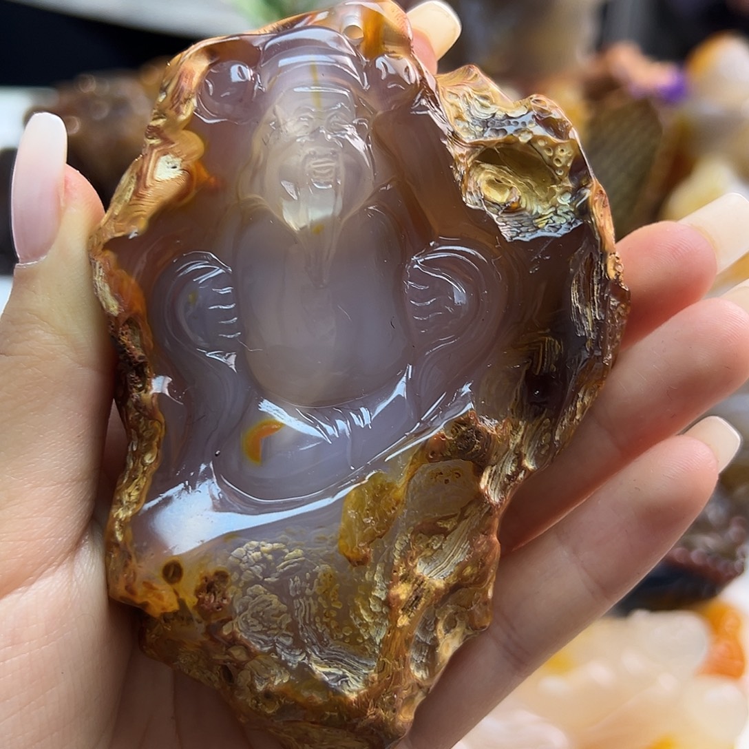 玛瑙/玉髓未镶嵌颈饰