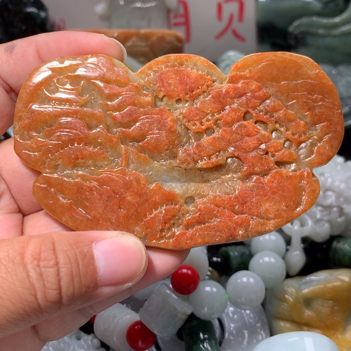 翡翠未镶嵌颈饰保真天然A货翡翠