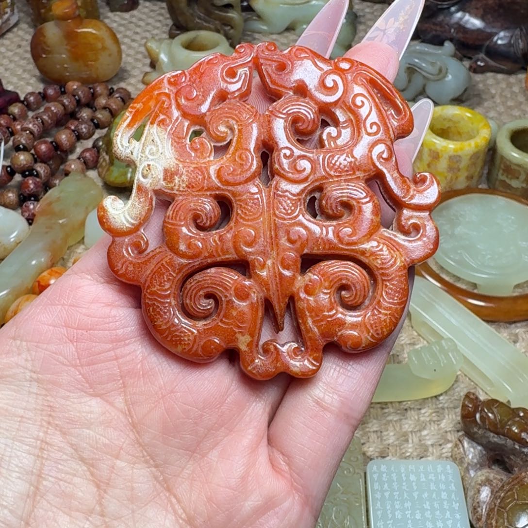 白玉菩提吊坠挂件