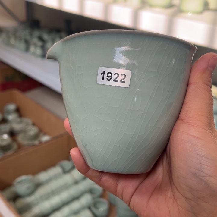 杯子瓷1922手工公道杯200毫升微瑕