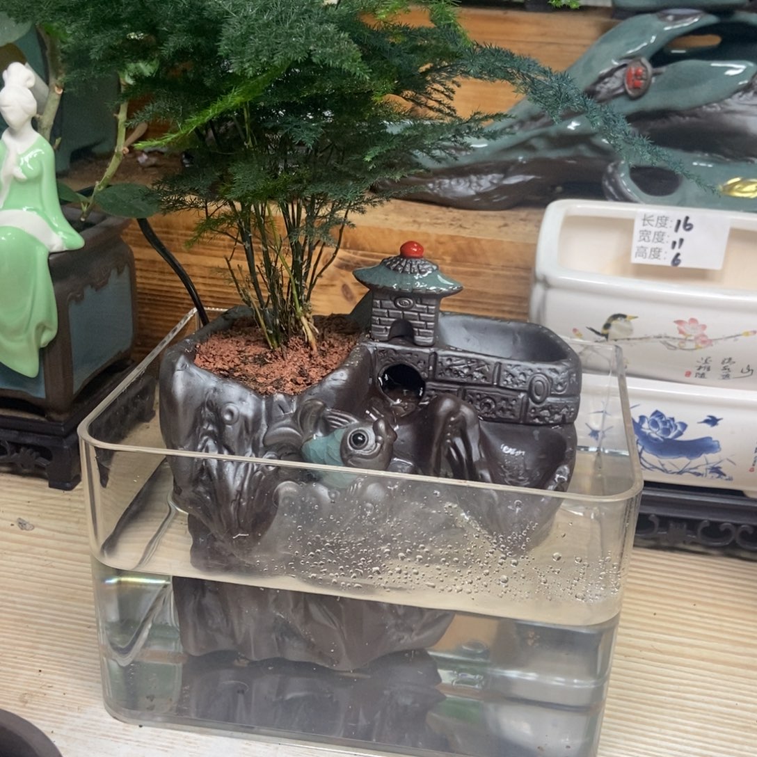 瓷片陶瓷花盆陶瓷艺术