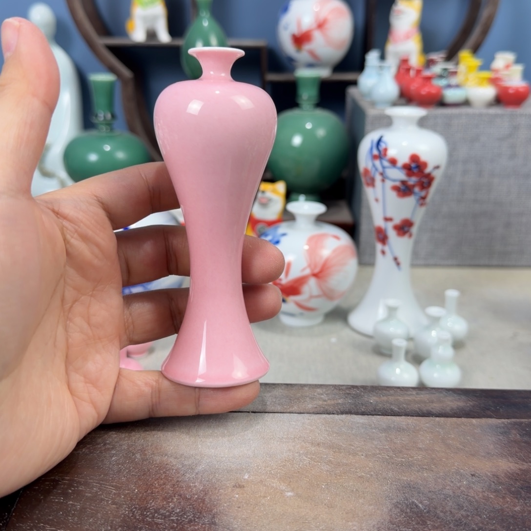 陶瓷手工小花器摆件
