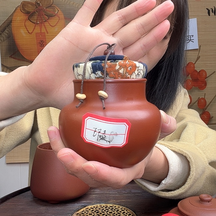 紫砂茶杯原矿紫砂杯