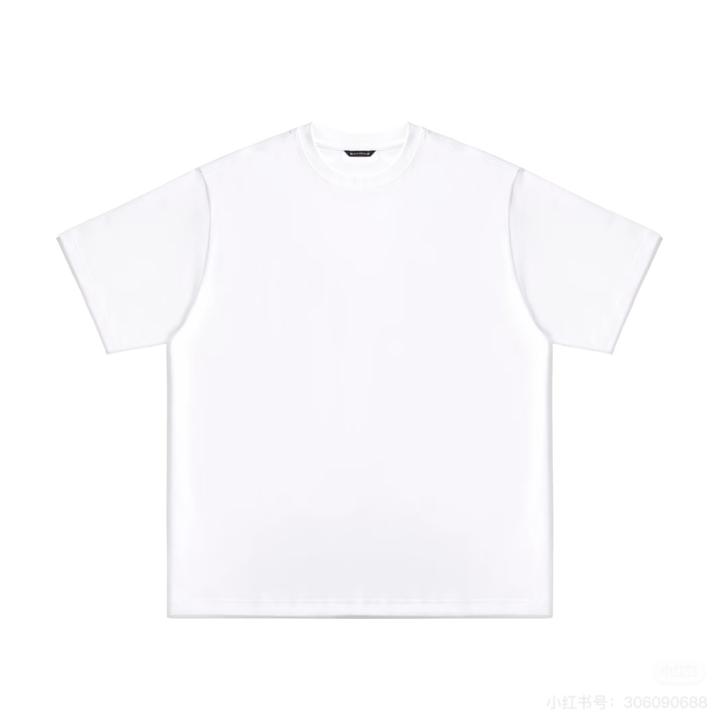 马户短袖发泡工艺青年T恤男女同款经典简约宽松