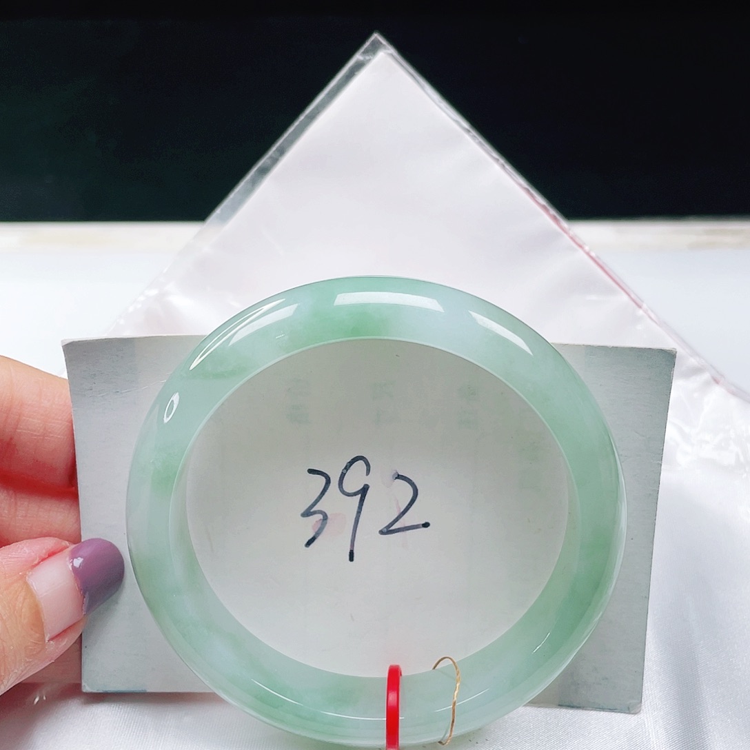 翡翠未镶嵌手镯缅甸翡翠58