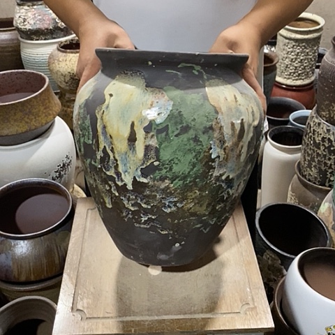 口20高度30黑绿色瑕疵