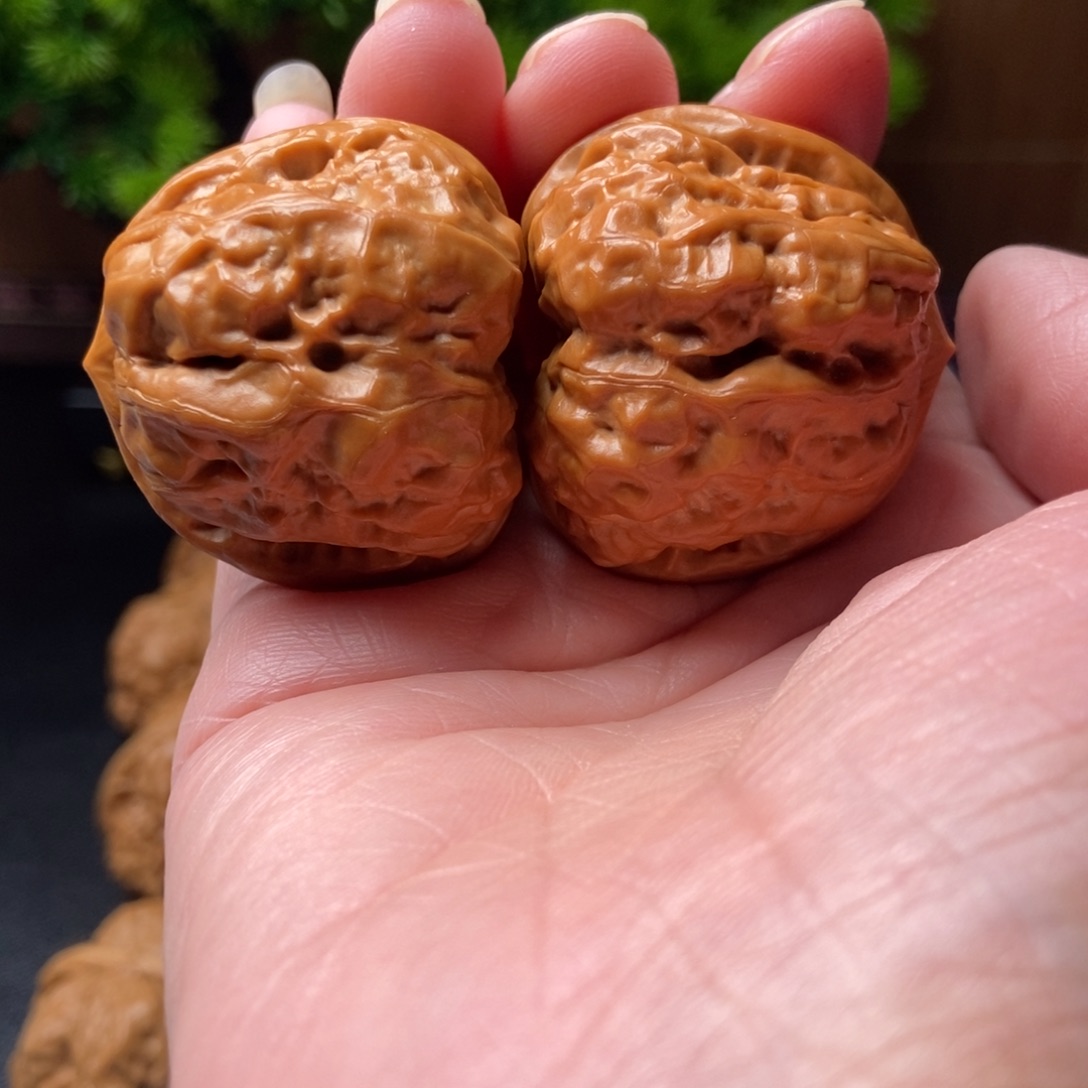 深***子文玩核桃把件蛤蟆头