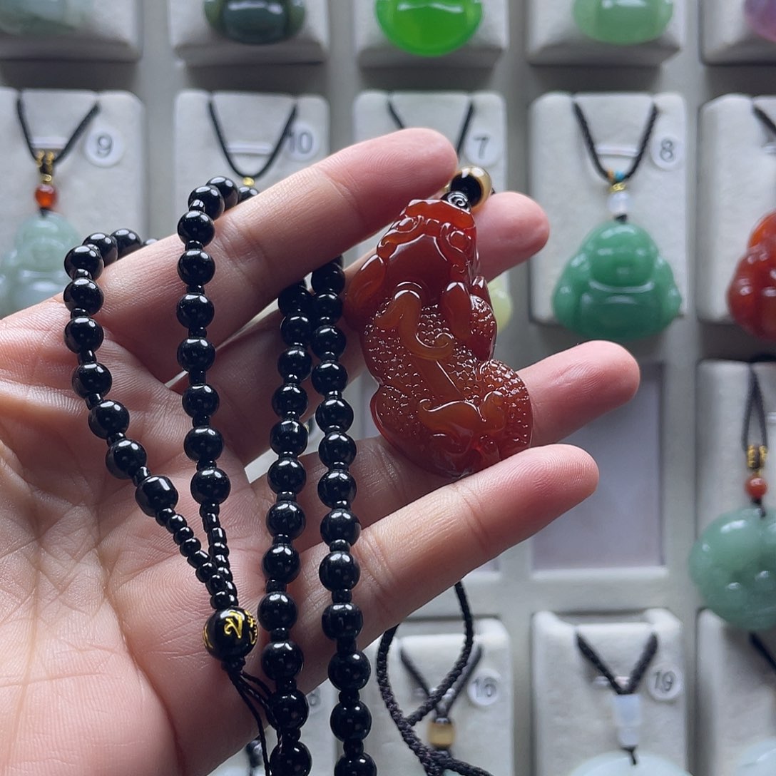 玛瑙/玉髓未镶嵌颈饰