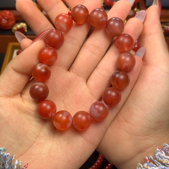 南红玛瑙未镶嵌13手串