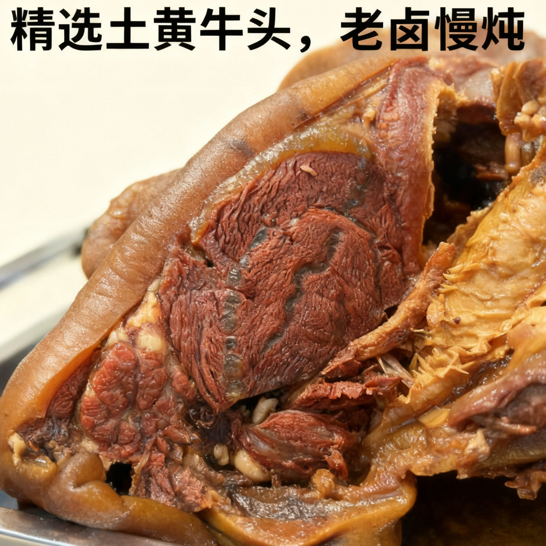 马峰立土黄牛卤牛头肉五香味（假一赔十）只发新鲜当天现卤