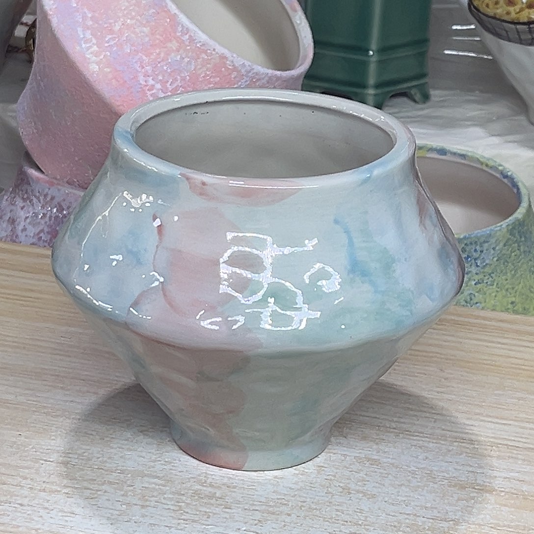 陶瓷绿植多肉微瑕花盆外口径：