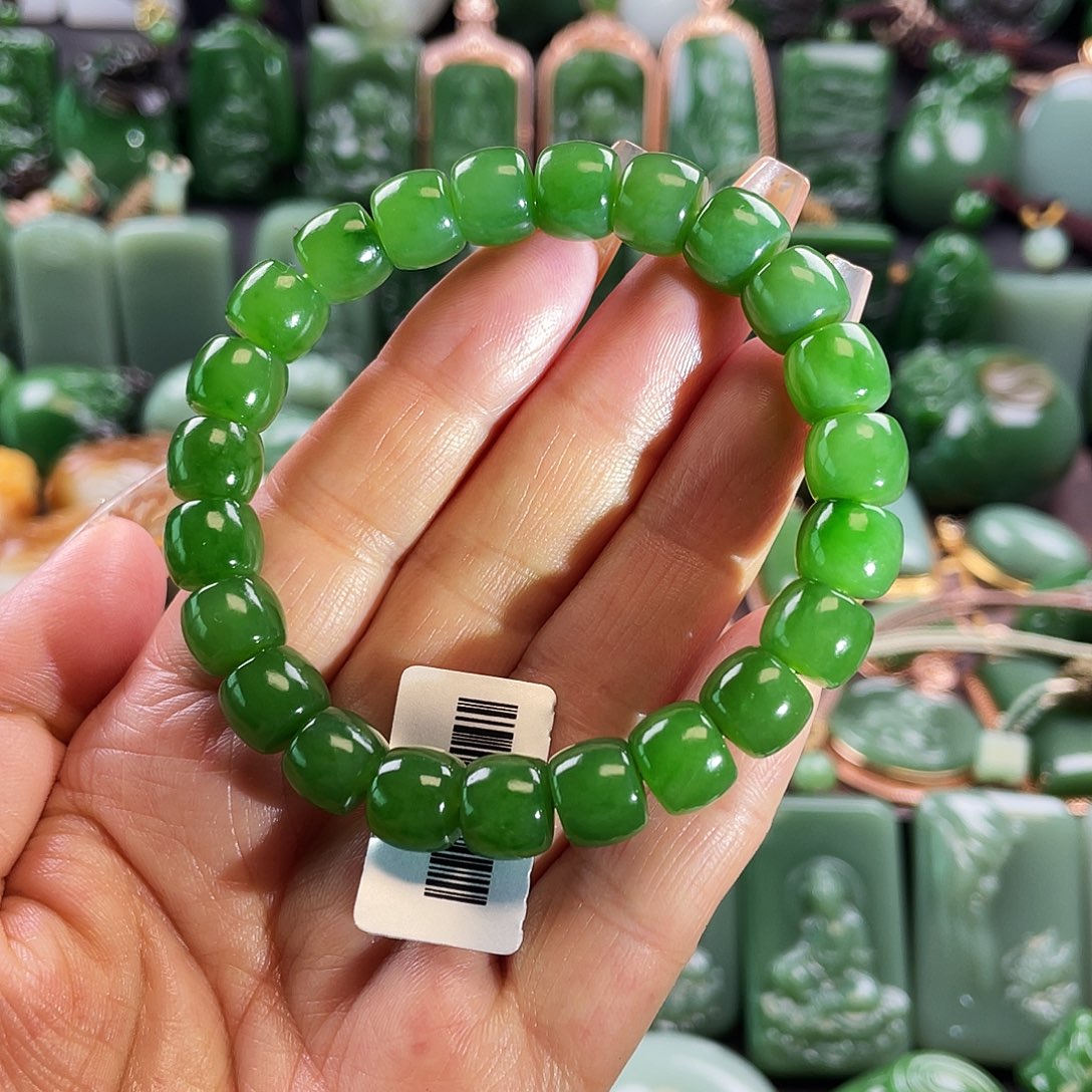 和田玉手串未镶嵌