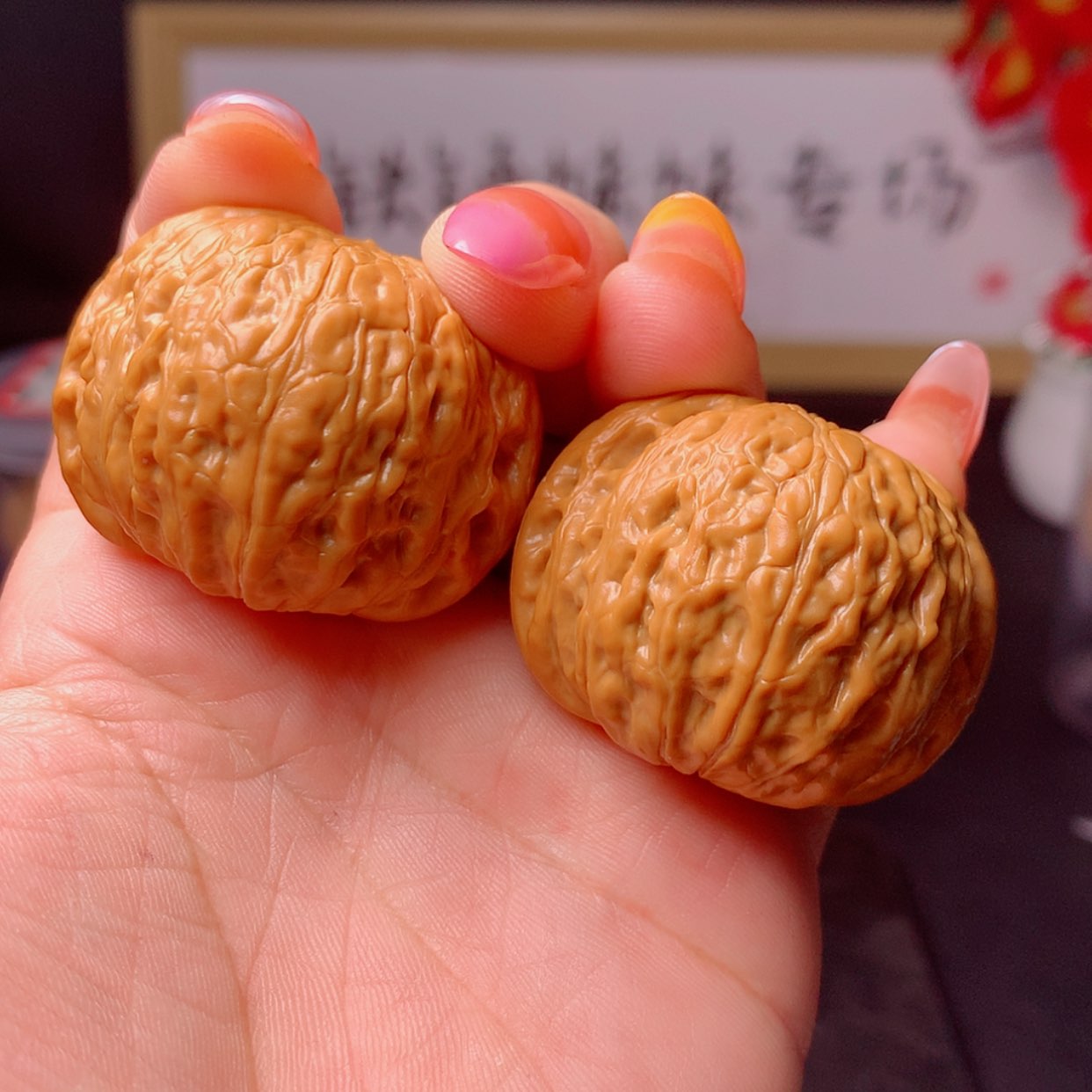 【闪购商品】文玩核桃把件燃*40铁锤