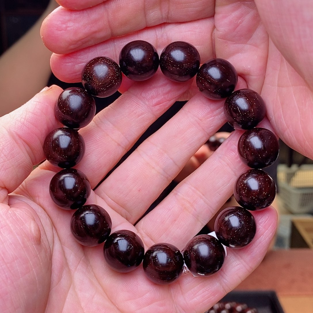 手串/手链檀香紫檀（小叶紫檀）土埋料15