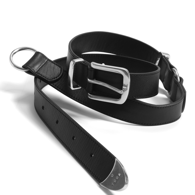 “Loop Blade ”环刃银扣头层牛皮腰带品牌金属TERRAINCOGNITA