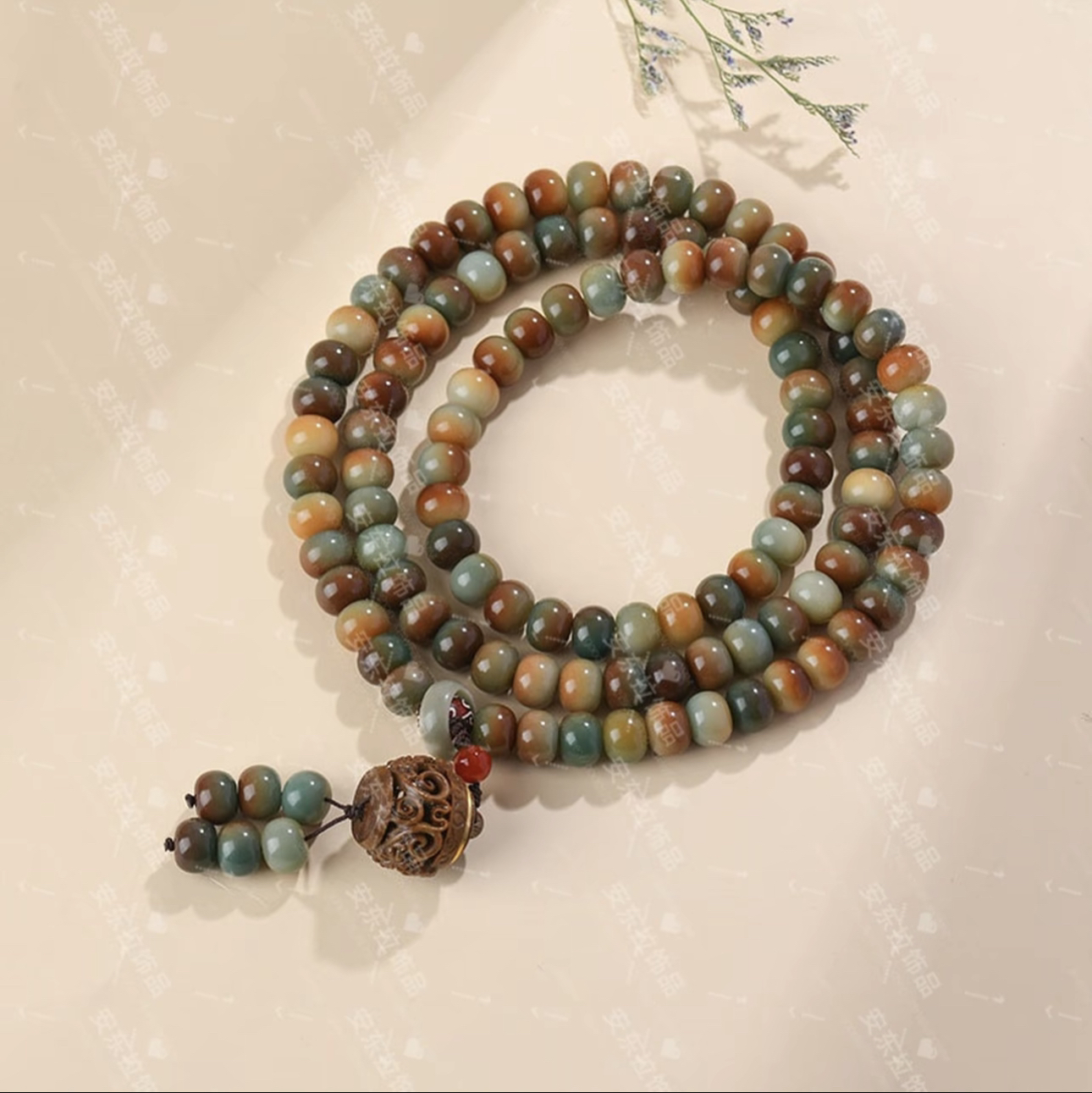 敦煌菩提带香囊 X058 精美手串B 高端文玩手串手串 挂件-(无礼盒)