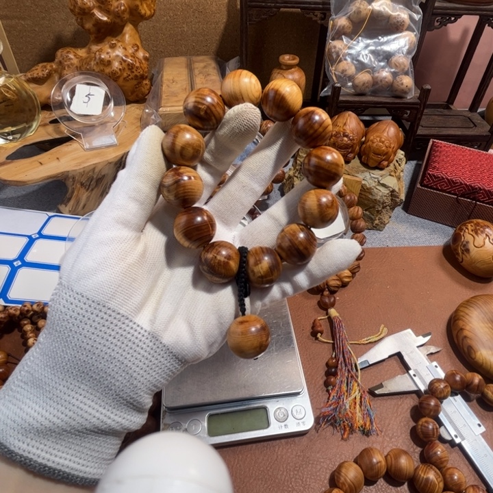 缘***石柏木手串/手链2.0闪电