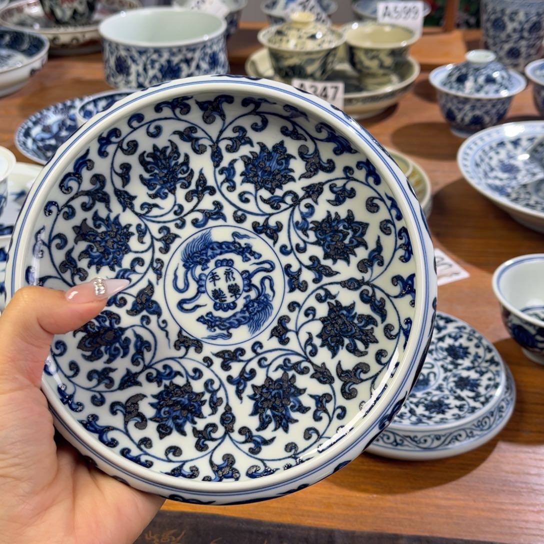 平***乐段泥缠枝莲壶承壶承