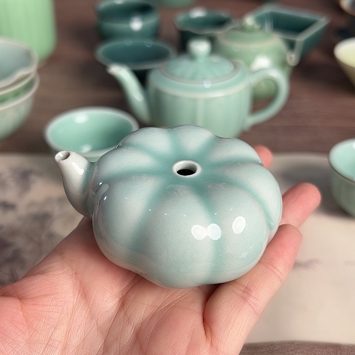 小米茶器龙泉青瓷