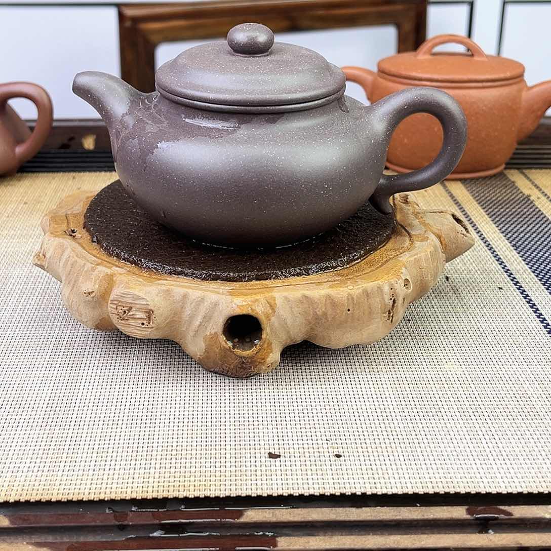 紫砂茶壶宜兴紫砂大水谭天青240c c