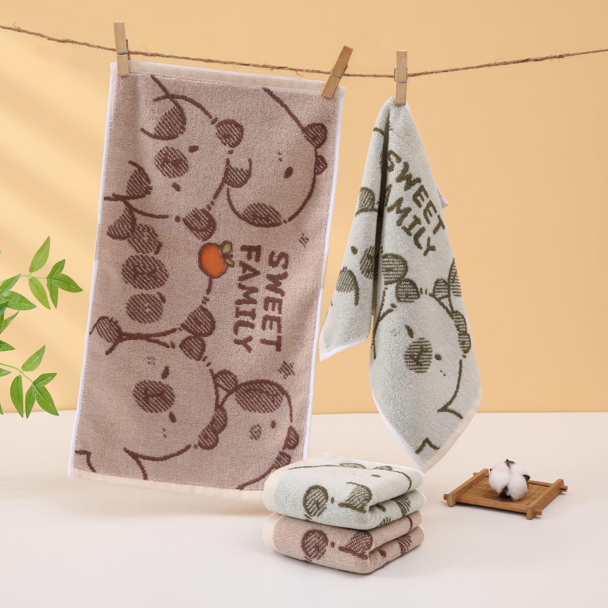 纯棉加厚中号毛巾柔软吸水成人洗脸面巾家用情侣洗澡巾32股