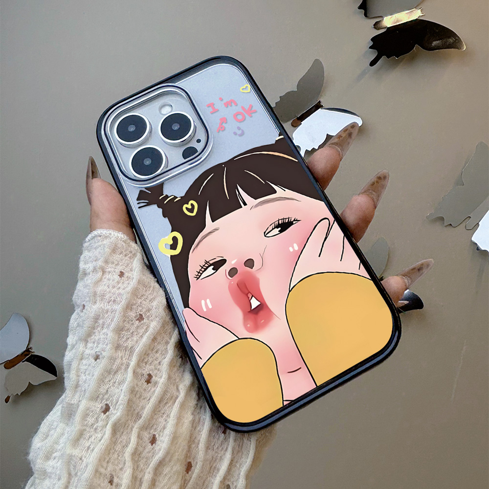 【AI键全包】嘟嘟女孩适用苹果16promax手机壳iphone15/17