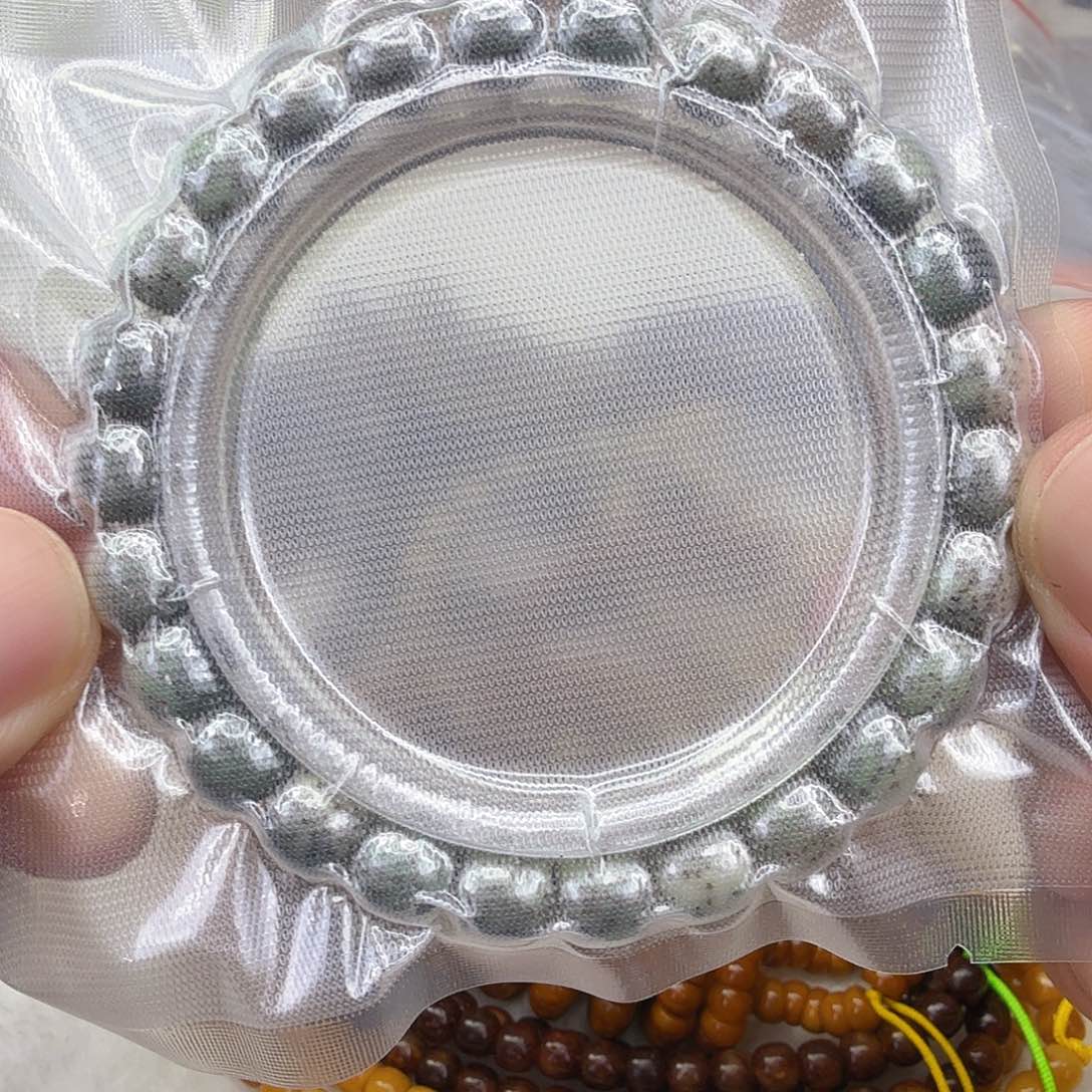 星月菩提手串3入门绿星月菩提单圈0.9