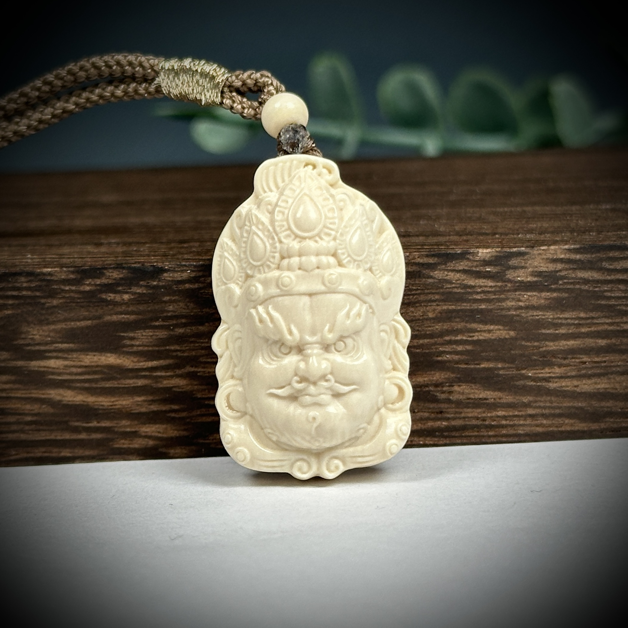 A025天然猛犸 黄财牌约18*29*12mm随机一个支持鉴定假一罚十