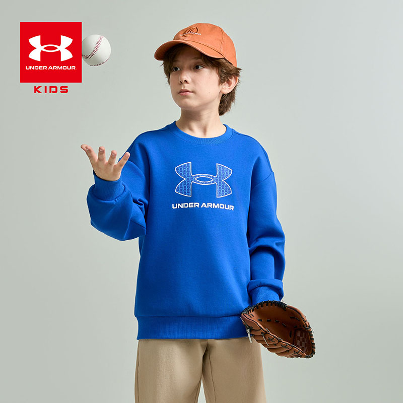 Under Armour/休闲风中大童卫衣印花长袖晕染253303511