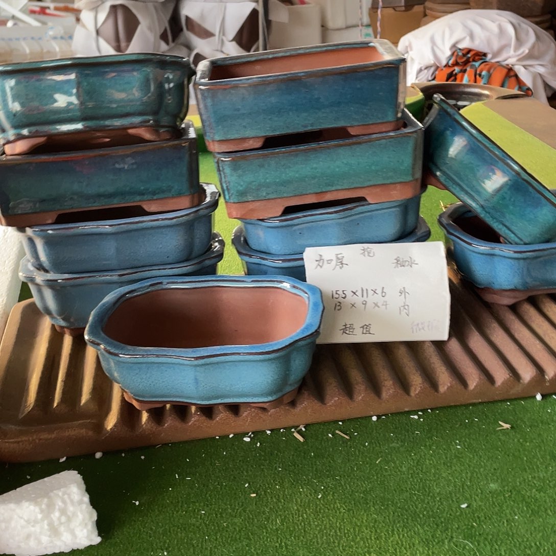 釉盆处理一组14只