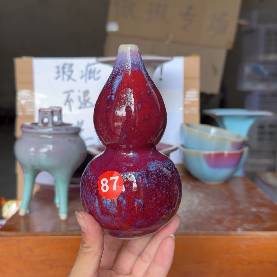 摆件郑家钧瓷摆件微瑕