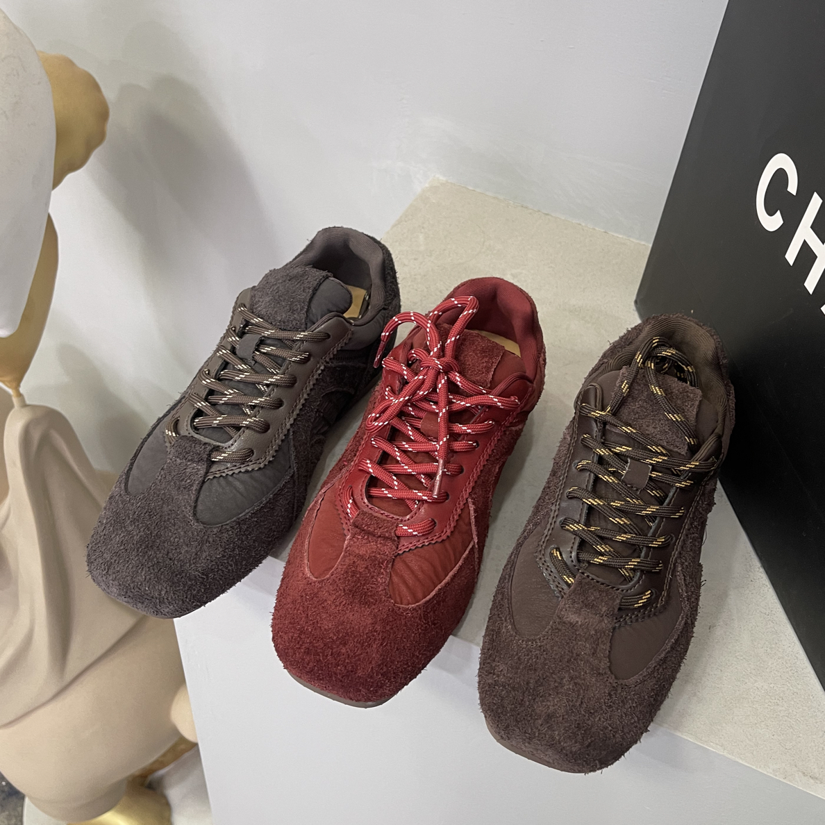 米范儿爆款真皮拼接复古时尚内增高德训鞋百搭高级小众MT-23