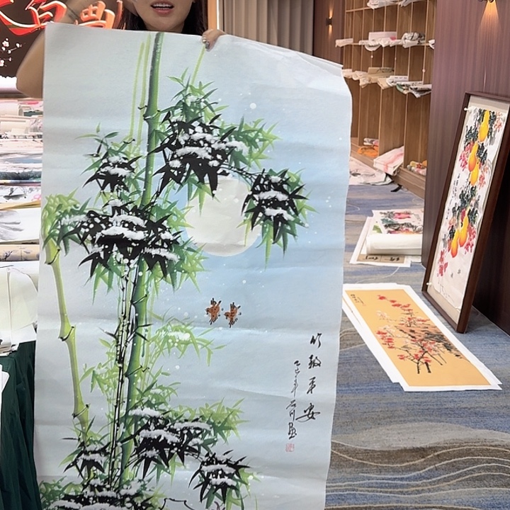 国画不赚钱，就是玩。