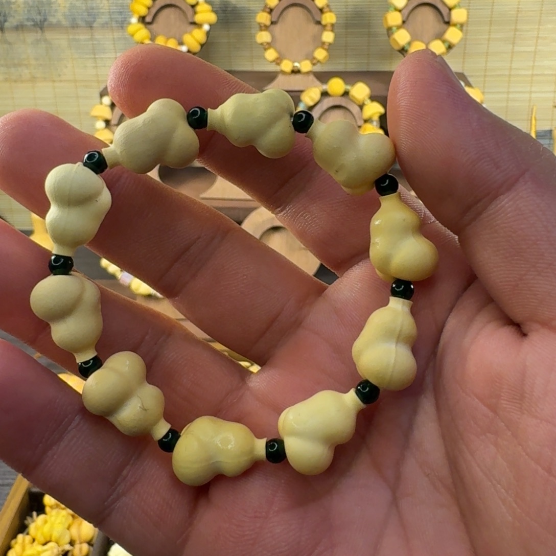 敌***୭木质非金属葫芦在手 好运常有