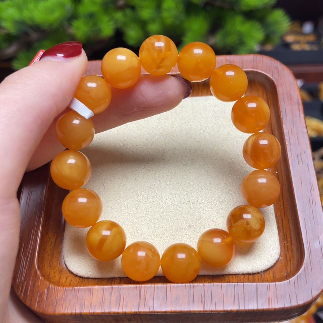 蜜蜡手链未镶嵌手串