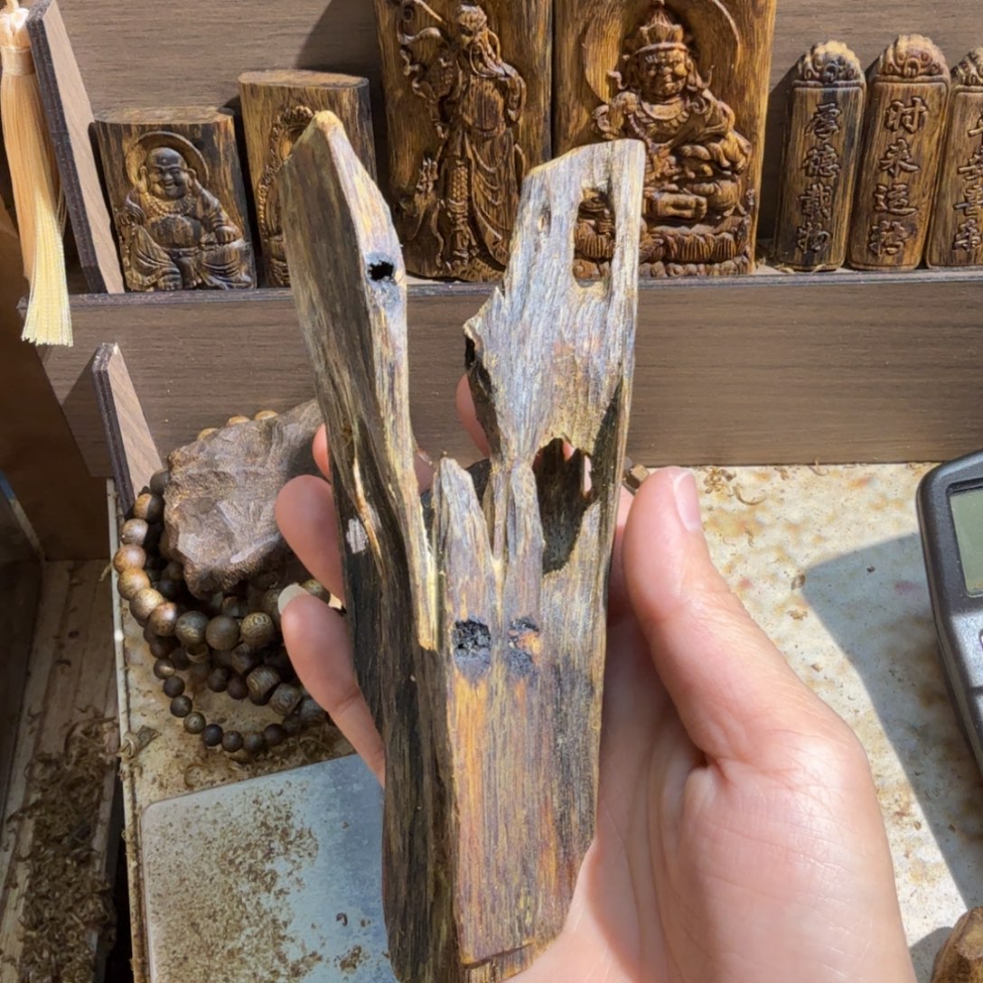 *****沉香碎屑沉香千里香虫漏块料54克