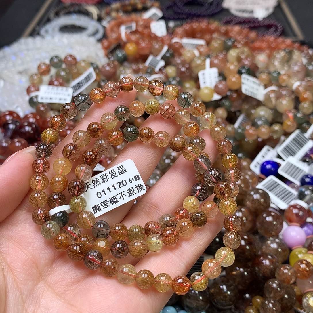 水晶手链未镶嵌，