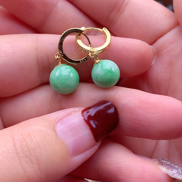 翡翠颈饰银S925镶嵌翡翠