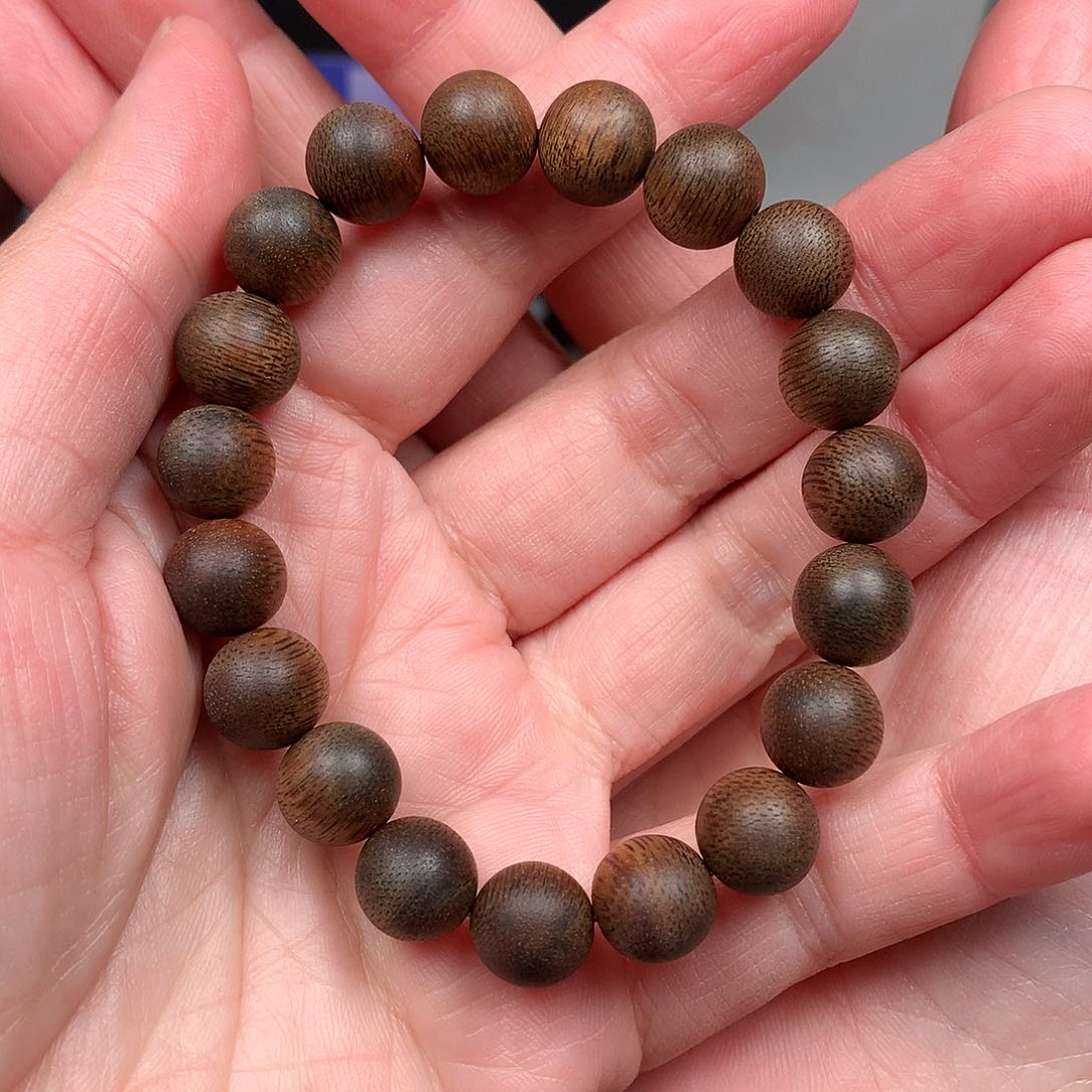 沉香手串越南芽庄白棋楠1.0