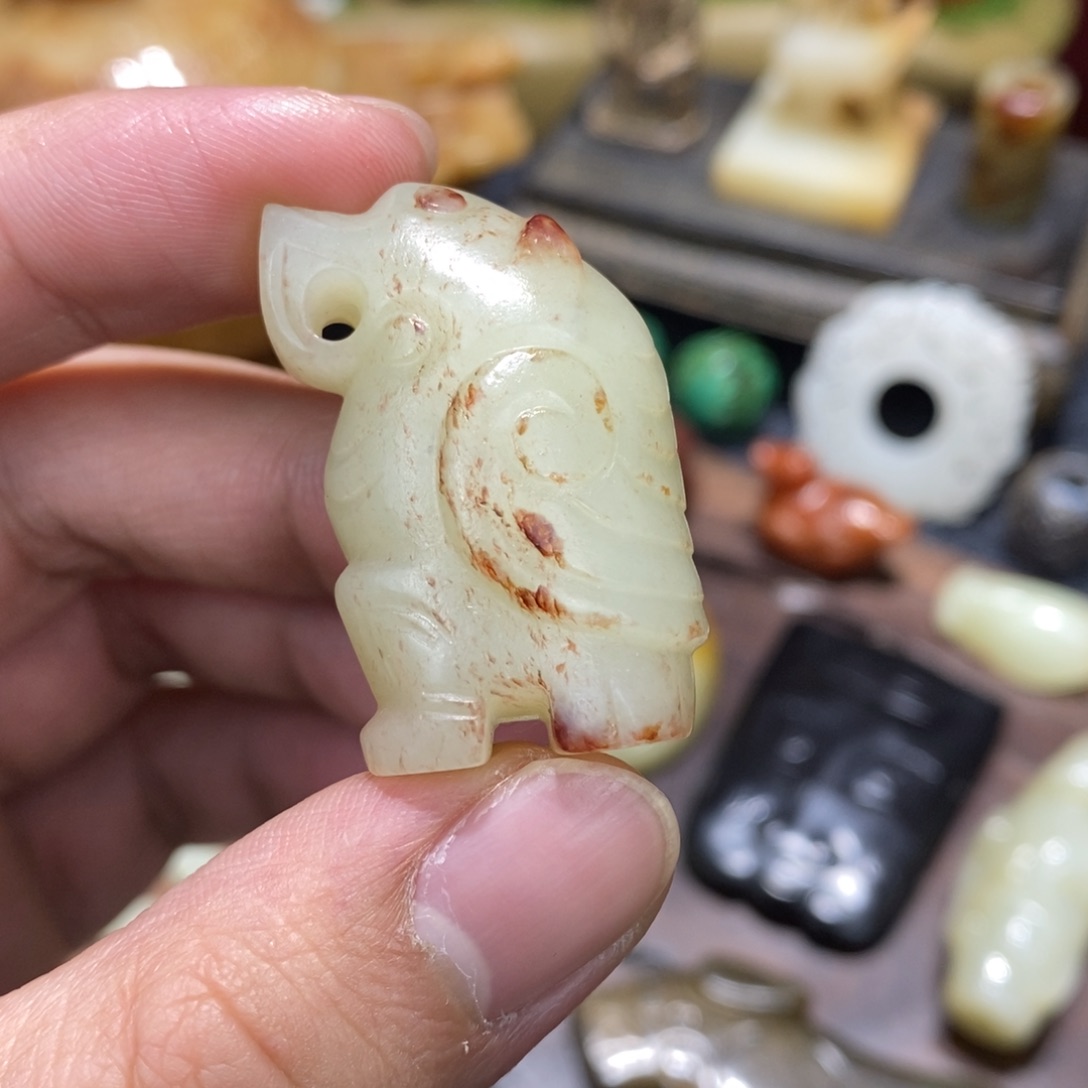 和田玉挂件未镶嵌妖*