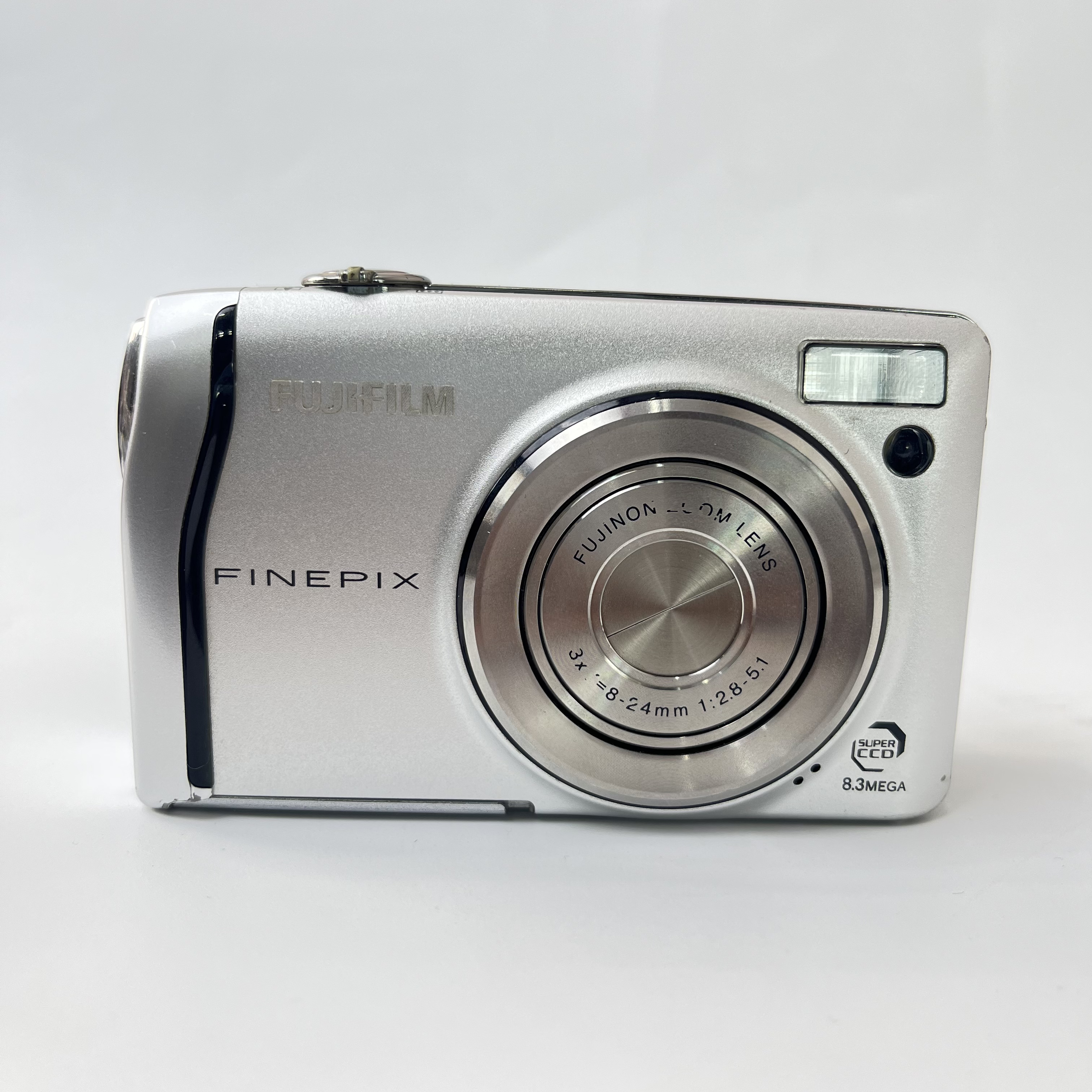 95新 Fujifilm/富士 f40银色830w像素3x光变ccd数码相机