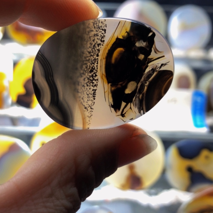 合金玛瑙/玉髓珠宝奇石47