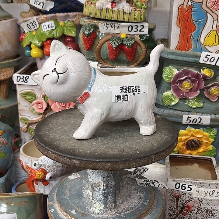 粗陶材质多肉花盆