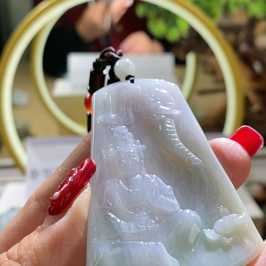 【闪购商品】翡翠颈饰未镶嵌普贤