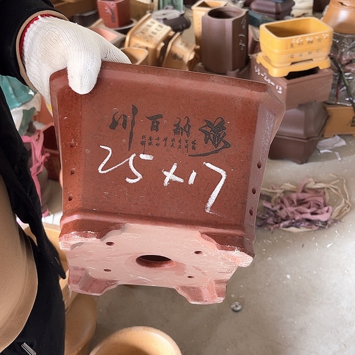 紫砂花盆紫砂等传统