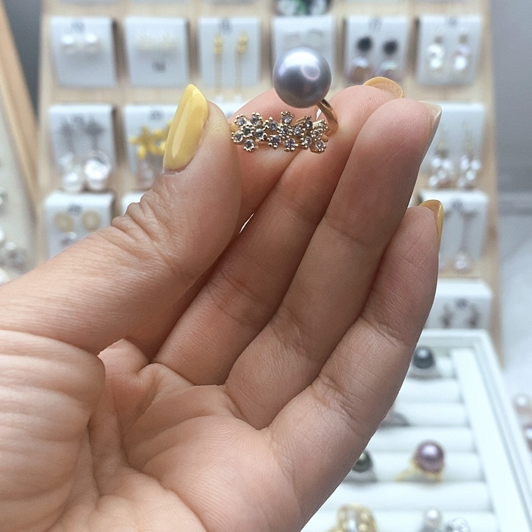 戒指未镶嵌淡水珍珠