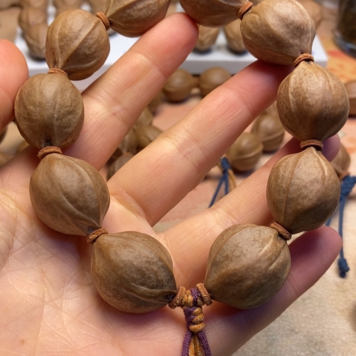 聚***泉手串/手链橄榄核2127梅林铁核