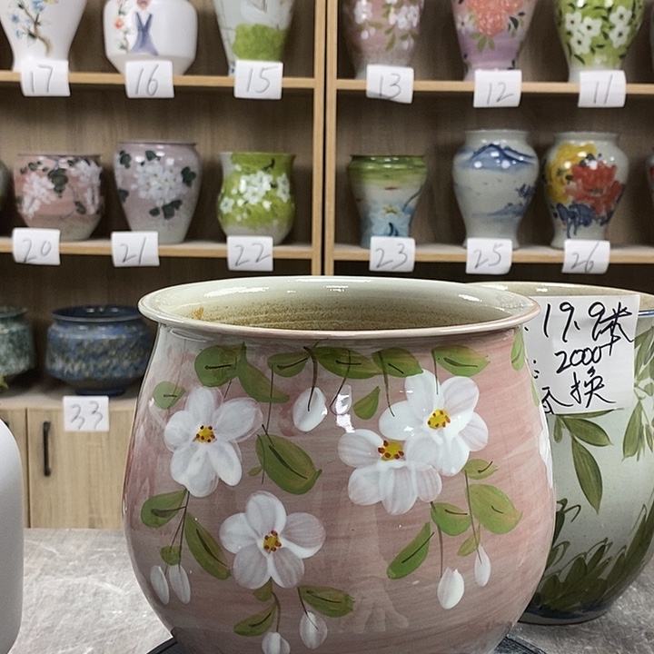 缸13zp景德镇陶瓷花盆