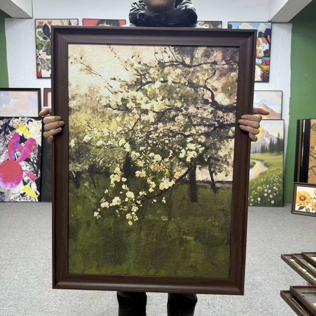 风植物花卉客厅玄关饭厅装饰画6080