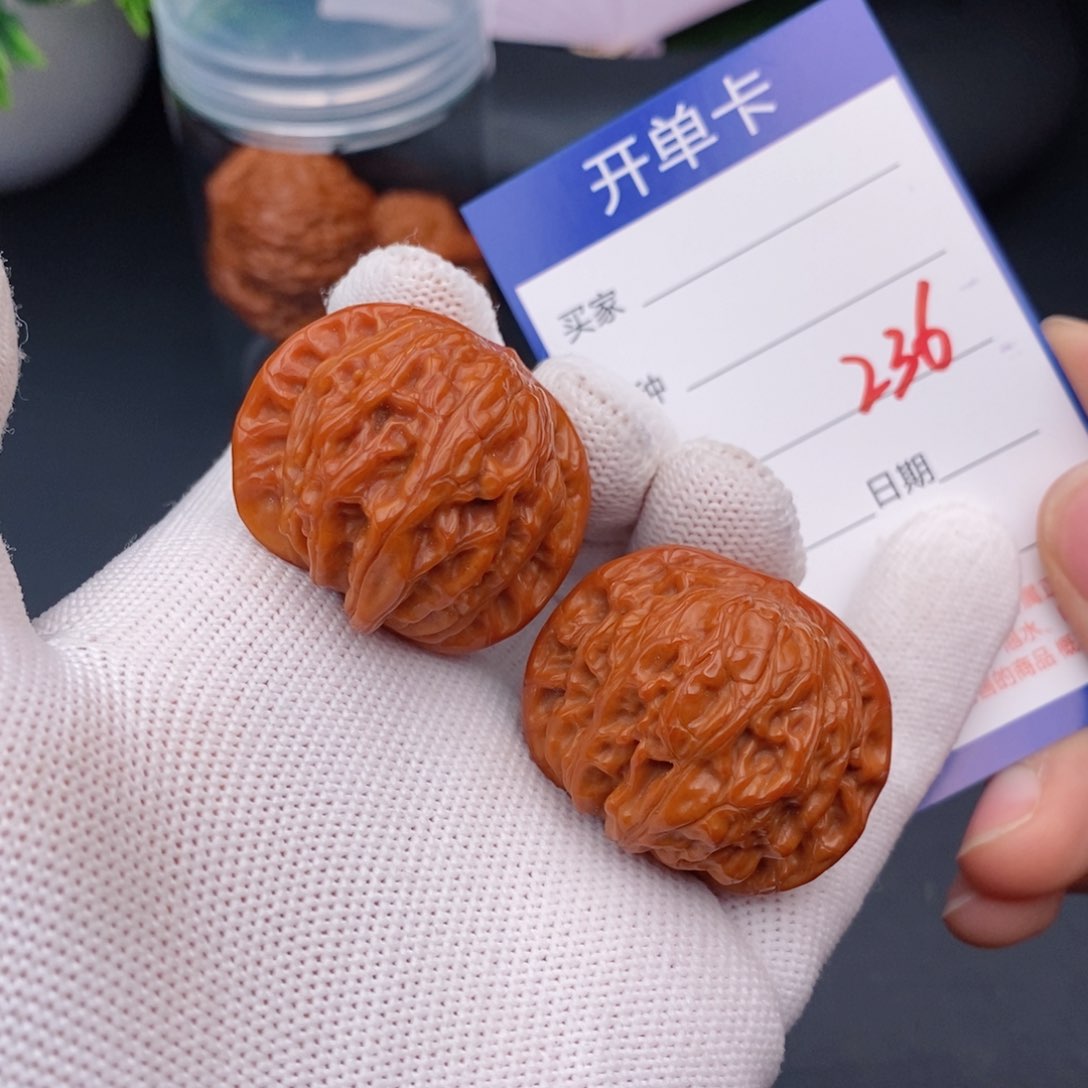 文玩核桃把件36磨盘236